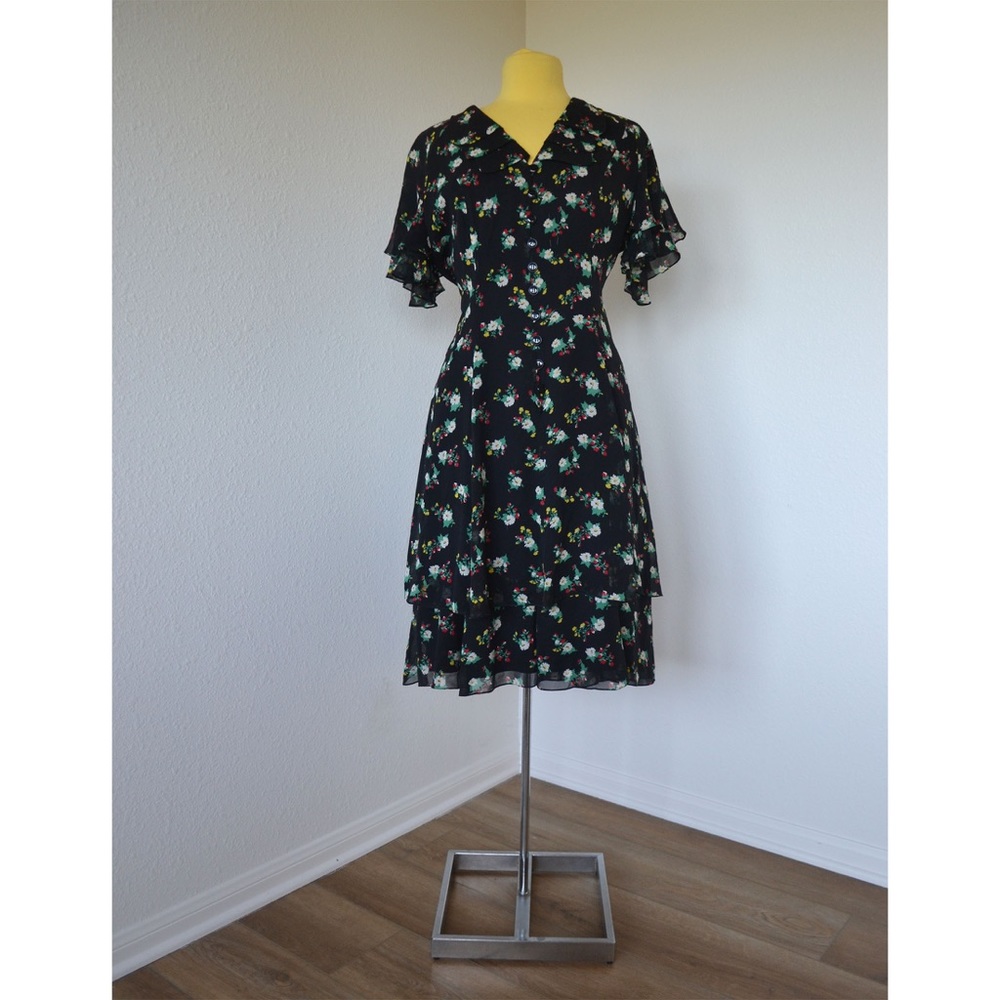 Vintage 90’s Silk Floral Dress